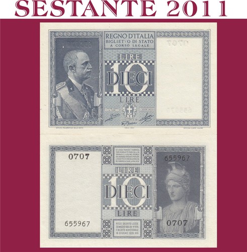 Italia italy lire impero - 10,