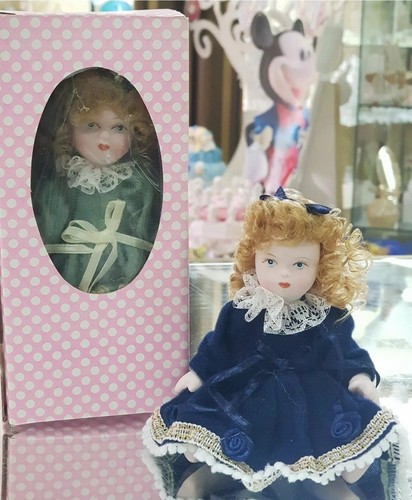 Bambola porcellana vestito - porcellana,,