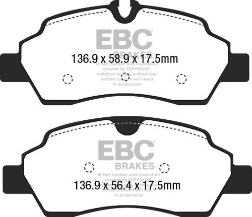 Ebc pd03kr907 kit freno - ebc,