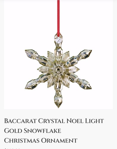 Ornamento natalizio baccarat - natalizio,