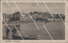 bg57 cartolina milazzo panorama 1940 provincia di messina
