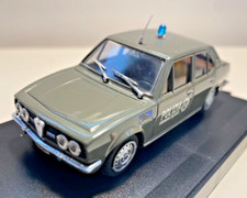 POLIZIA SQUADRA VOLANTE - ALFA ROMEO  ALFETTA 1800 - RARA -PROGETTO K -1/43