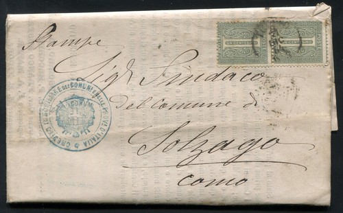 1864 lettera torino a - 1864,