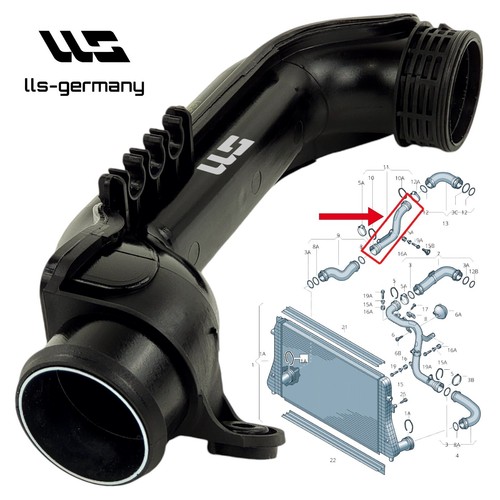 Turboscarico tubo intercooler - turboscarico,