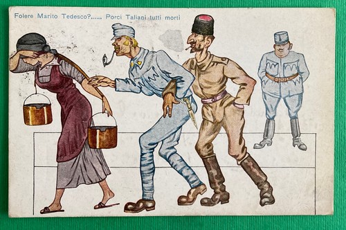 Cartolina umoristica della - umoristica,