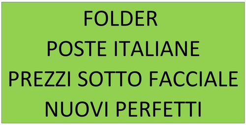 Folder poste italiane - poste,