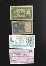 LOTTO BANCONOTE ITALIA