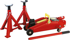 Cric a Carrello 2000Kg + Cavalletto Solleva