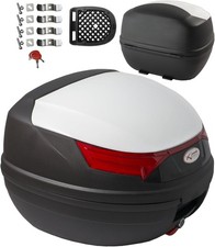 A PRO TOP CASE BOX 32 LT UNIVERSALE Quad per bagaglio Motorino Scooter Bianco