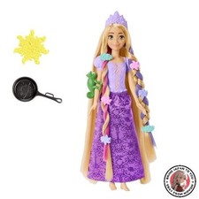 NUOVA bambola alla moda Mattel Disney Princess Raperonzolo con 2 capelli che ...