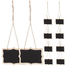  10 bacheche in legno per porta aziendale, lavagna per negozio, cartello da