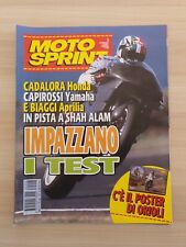 Motosprint n 5 genn febb, poster Orioli, Capirossi, Honda F6, Bimota Mantra, AJS
