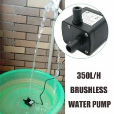 Pompa motore acqua DC sommergibile brushless pesce piccolo 3M stagno 12V 350L/H 5W