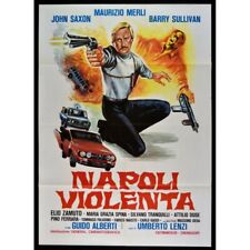 manifesto NAPOLI VIOLENTA maurizio merli umberto lenzi tipo C A327