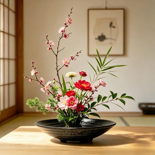 Kit vaso ikebana giapponese - kit,