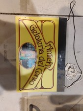 insegna luminosa Gelateria Del Corso Algida Motta  Tequila Sign Schild