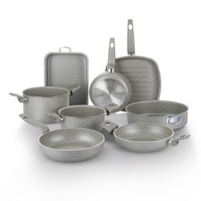 KASANOVA Batteria pentole antiaderenti Made in Italy 8 pezzi