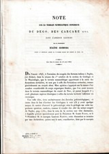 Sismonda - Note sur le Terrain