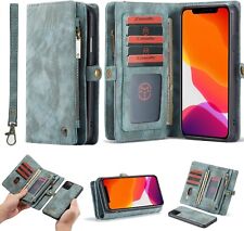 HATA Custodia in pelle per iPhone 11 Pro Max, con chiusura magnetica. 447788