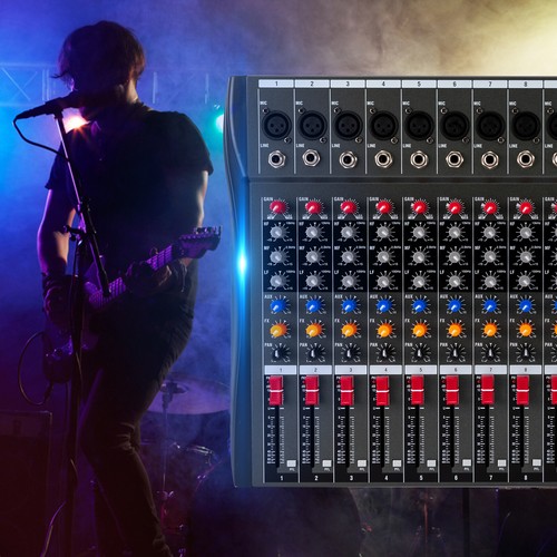 Kanal audio mixer mit usb - 12,