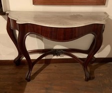 Consolle antica in mogano con