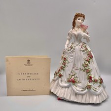 *FIGURINA LADY ROYAL WORCESTER REGINA DI CUORI 1992 EDIZIONE LIMITATA COA SUPERBA*