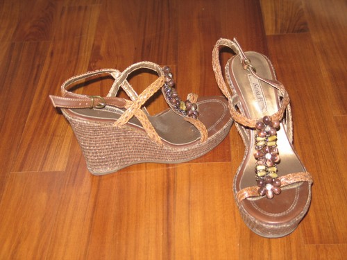Scarpe sandali zeppa 37 - sandali, n.