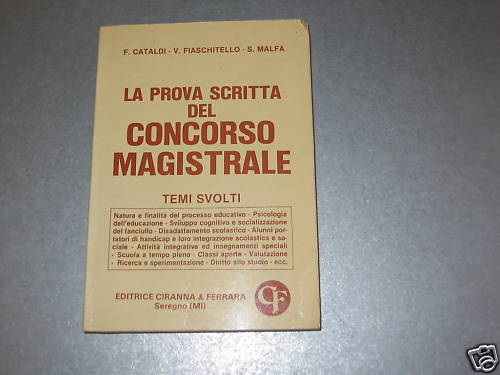 Prova scritta del - la,