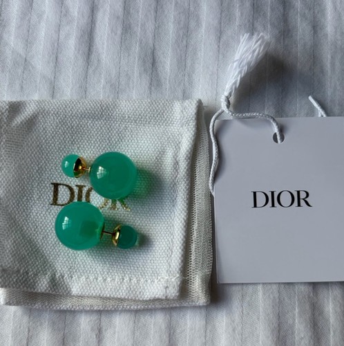 Orecchini dior acquamarina - orecchini,