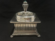 Raro - Da Collezione - Posacenere - Piede Artiglio - Plata de Ley - Argento 916/1000