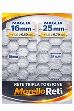 RETE METALLICA ZINCATA TRIPLA