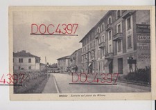 BRESSO MILANO ENTRATA PAESE DA MILANO CON TRAM SCRITTE REGIME FPV 1942 SUPER