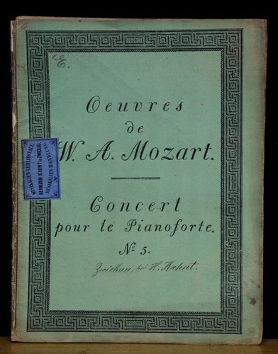 Concert pour pianoforte - pour, kv