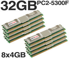 RAM server completamente buffered 32 GB (8x4 GB) DDR2 PC2-5300F 2Rx4 667 MHz ECC