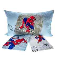 Lenzuola Spiderman singolo completo letto Marvel una piazza puro cotone 100%