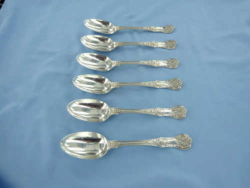 Antico set sei cucchiaini - di,