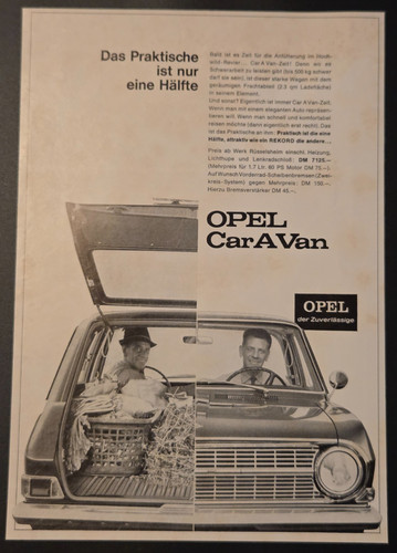 Opel caravan car a van - opel,