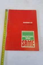 manuale uso manutenzione trattore Same Ranger 45 trattrice tractor
