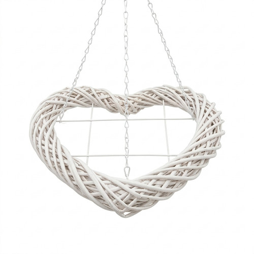 Cuore bianco ghirlanda - cuore,