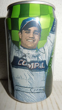 Bidone di soda JUAN PABLO MONTOYA BMW WILLIAMS F1 7UP 2002 dalla MALESIA (325 ml) vuoto