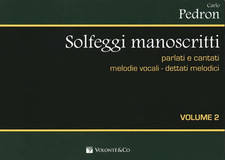Pedron solfeggi manoscritti - pedron,
