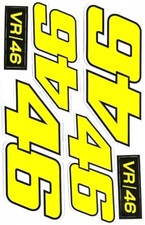 Valentino Rossi Adesivi Casco Moto Accessori Portachiavi 46 Carene Bauletto