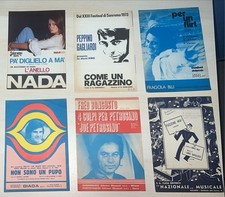 SPARTITI MUSICALI COMPLESSI E CANTANTI A SCELTA