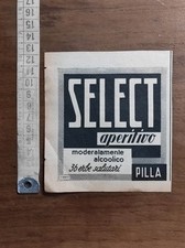 Pubblicità vintage del 1957 aperitivo Select Pilla Venezia FAI UNA PROPOSTA