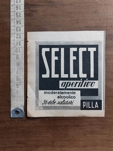 Pubblicità vintage del 1957
