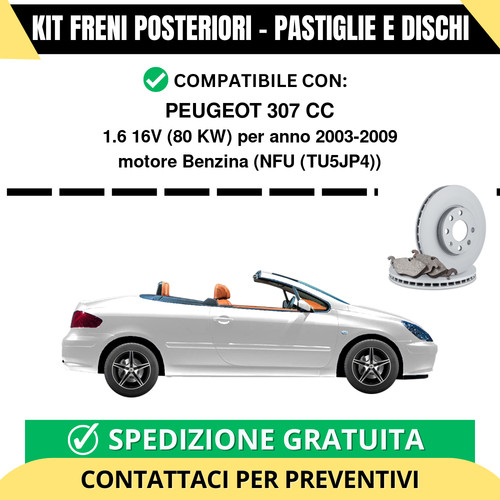 Kit freni posteriori per - freni,