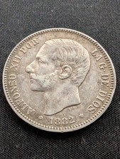 España 5 Pesetas 1882/1