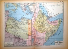 Carta geografica antica AFRICA