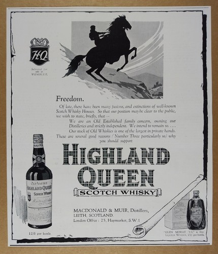 Pubblicità highland queen - highland,