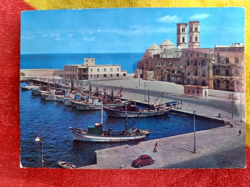 Cartolina molfetta bari duomo - cartolina,